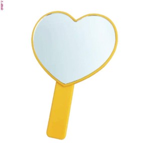 Handheld Mirror - Heart-shaped with Handle