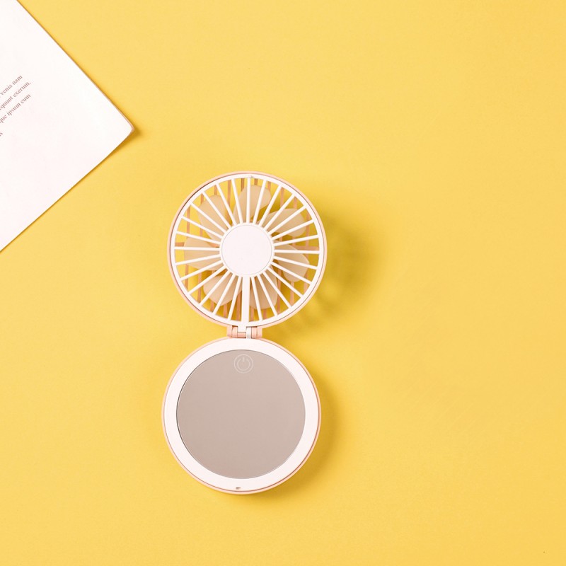 LED Makeup Mirror - Portable with Fan