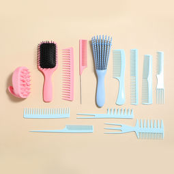 Hair Brush Set - 13pcs Professional Comb