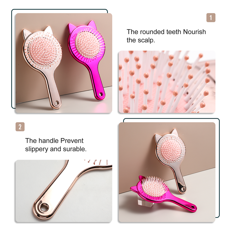 Kids Hair Brush - Cute Design Detangling