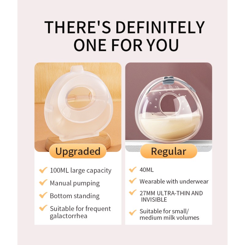 Silicone Breast Milk Collector Manufacturer - OEM One Body Portable Pump