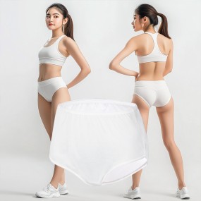 Disposable Cotton Panties Supplier - OEM Women Travel Briefs 4 Pack