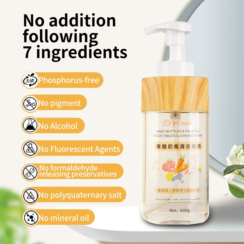 Baby Bottle Washer Spray Supplier - OEM Fruit Vegetable Produce Cleaner