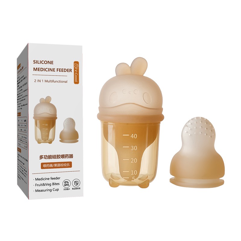 Silicone Baby Medicine Feeder Supplier - OEM 3 in 1 Spoon Bottle
