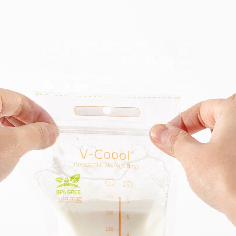 Breast Milk Storage Bag Supplier - OEM BPA Free Freezer Safe Zip Lock