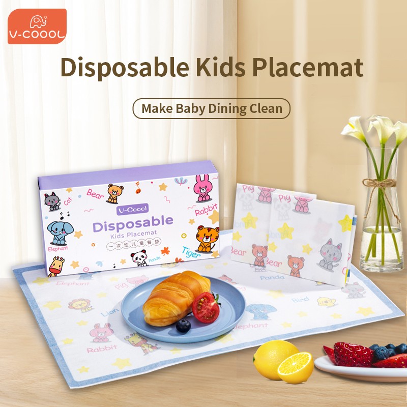Disposable Table Mat Supplier - OEM BPA Free Kids Placemats