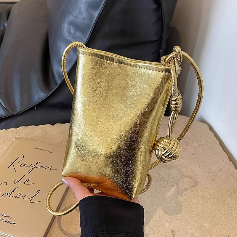 Men's Crossbody Phone Bag Supplier - OEM PU Magnetic Clasp Mini Bag