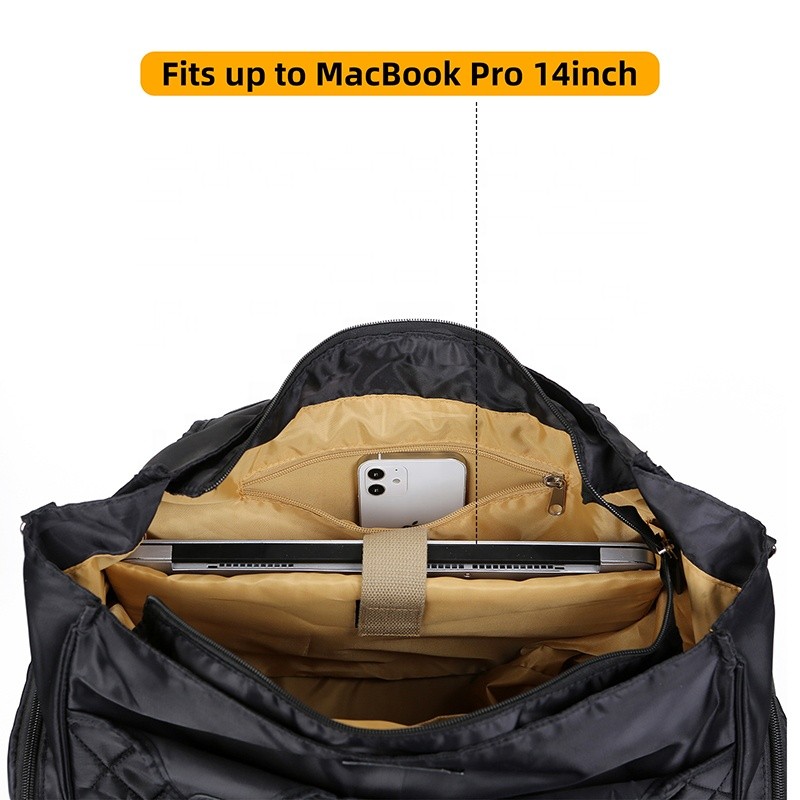 Leather Diaper Tote Manufacturer - OEM Luxury Mommy Travel Bag