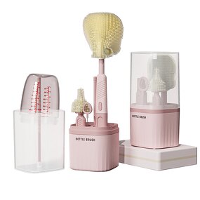 Portable Bottle Cleaning Brush Manufacturer - OEM Silicone Straw Pacifier Brush