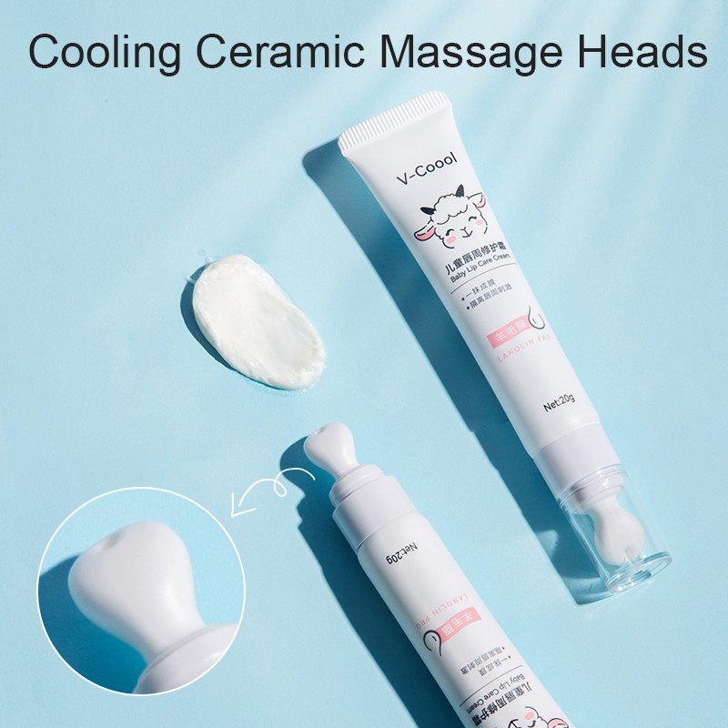 Baby Lip Care Cream Supplier - OEM Lanolin with Ceramic Massage Head