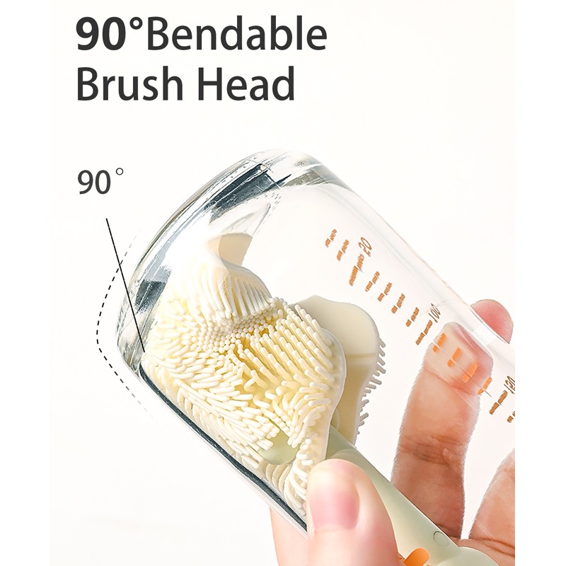 Automatic Bottle Brush Manufacturer - OEM Handheld Silicone Scrubber Set