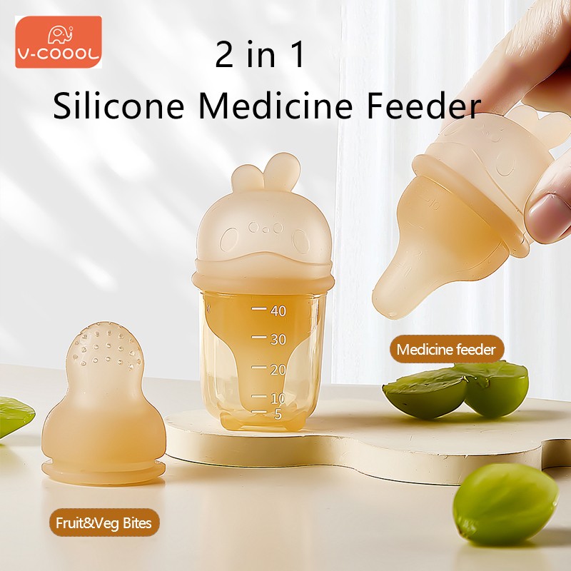 Silicone Baby Medicine Feeder Supplier - OEM 3 in 1 Spoon Bottle