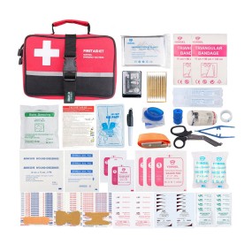 Kids First Aid Case - Waterproof EVA Green