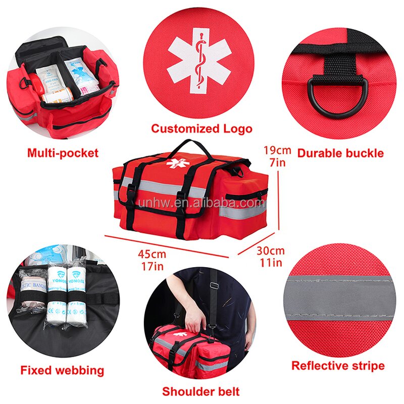EMT Trauma Kit - 250+ Supplies Professional