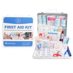 First Aid Kit - 50 Person Wall Mounted