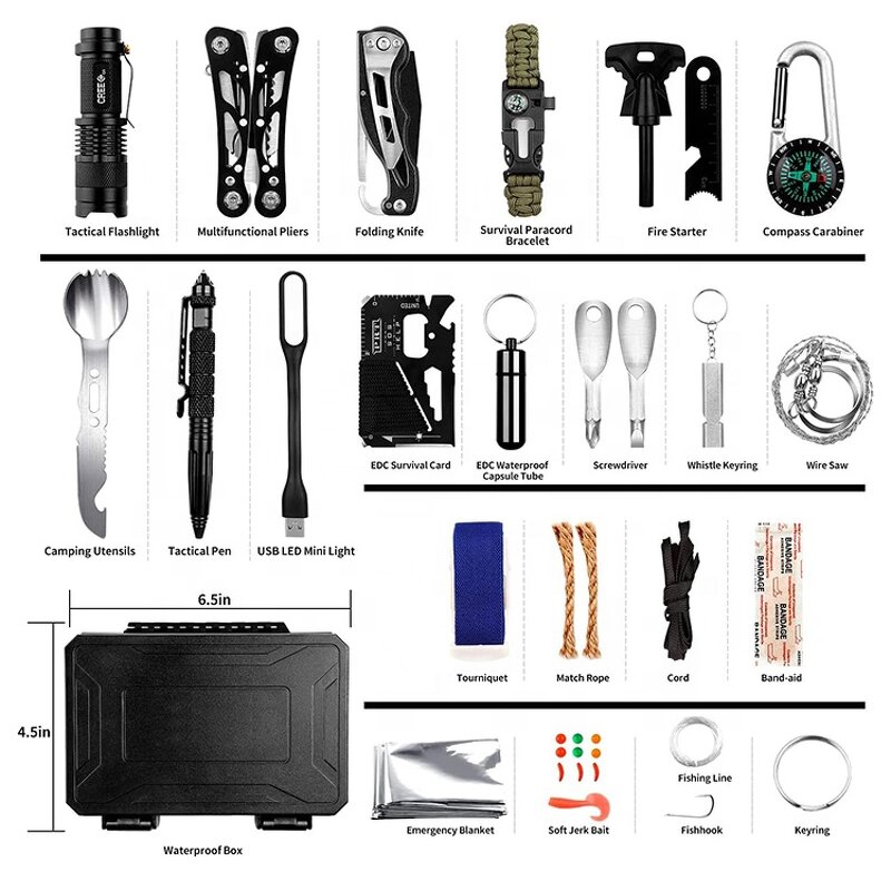 Survival Gear Kit - Professional Equipment