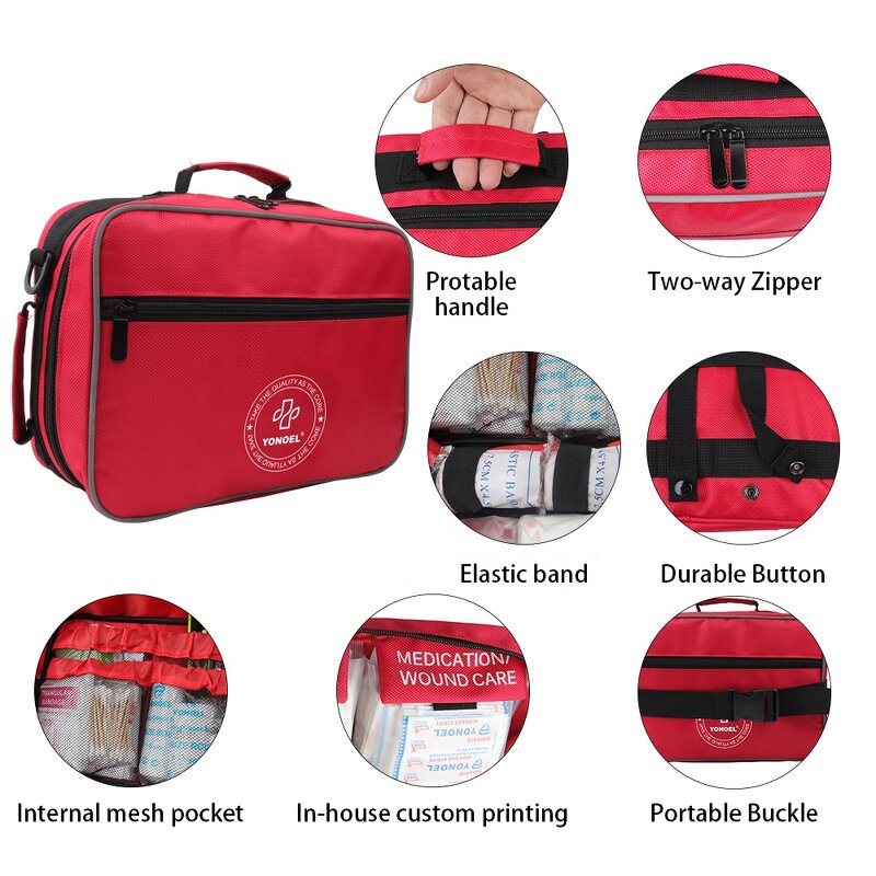 First Aid Kit - Waterproof Essential Injuries