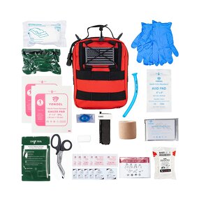 Survival First Aid Kit - Tactical EMT Pouch