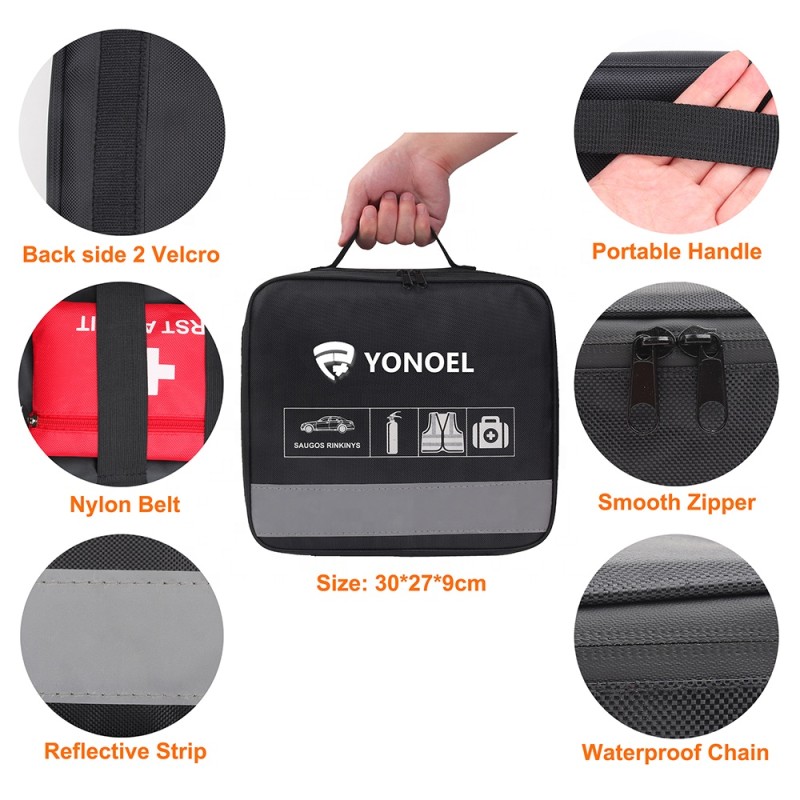 Car First Aid Kit - Jumper Cables Portable