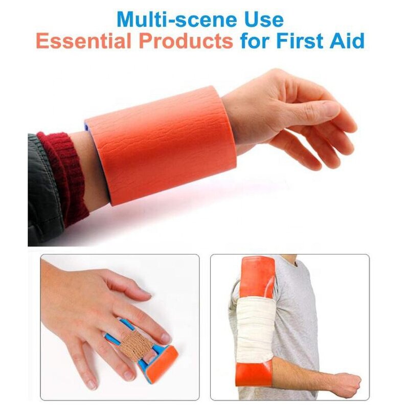 First Aid Splint - 36 Inch Orange Gray
