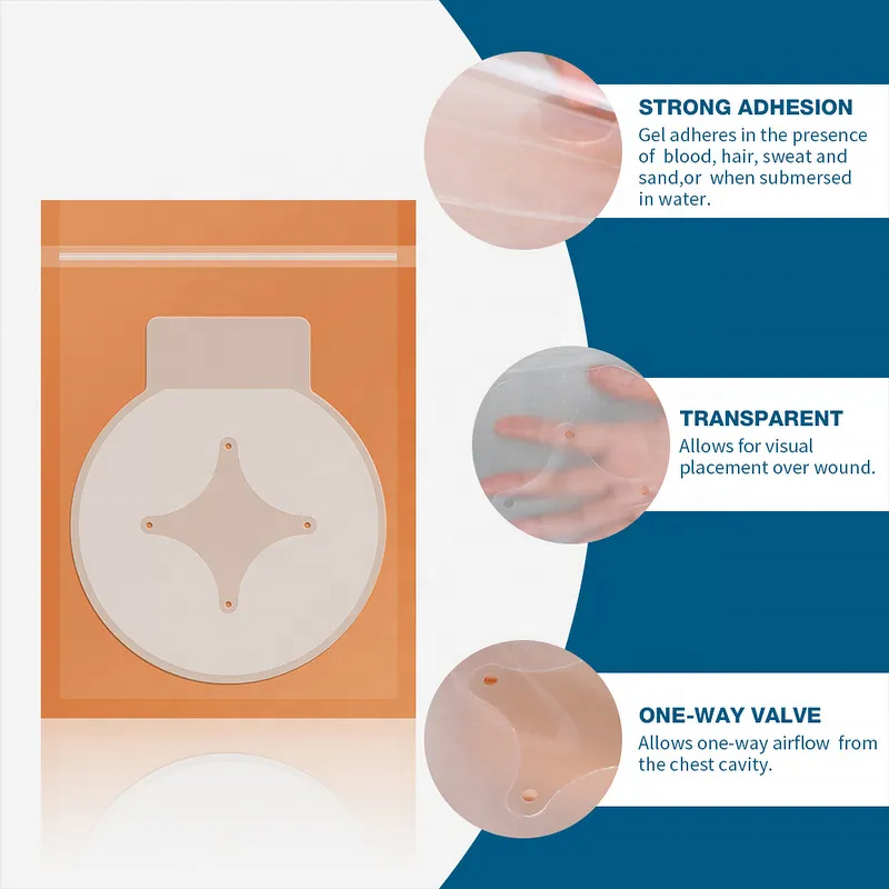 Chest Seal - Vented Adhesive Sterile