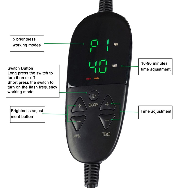 SGROW 960 Pcs LED Red Light and 1920 Pcs NIR Light Therapy Equipment Large Cushion, Pain Relief Panel for Slimming
