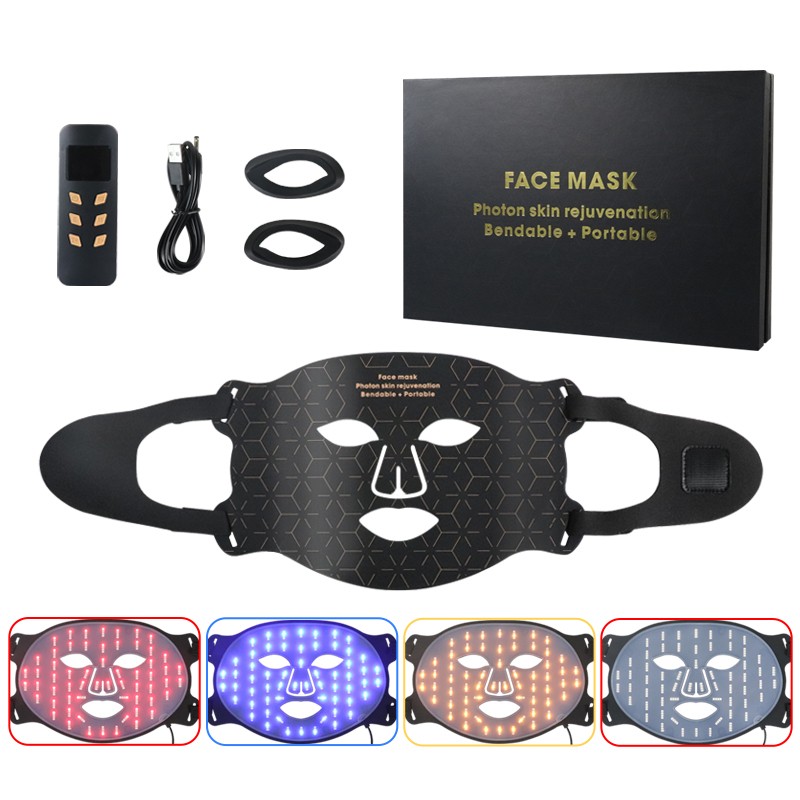 Wholesale Led Mask Face and Neck Infrared Home Use Silicone Face Mask Led Light Therapy Led Facial Masks