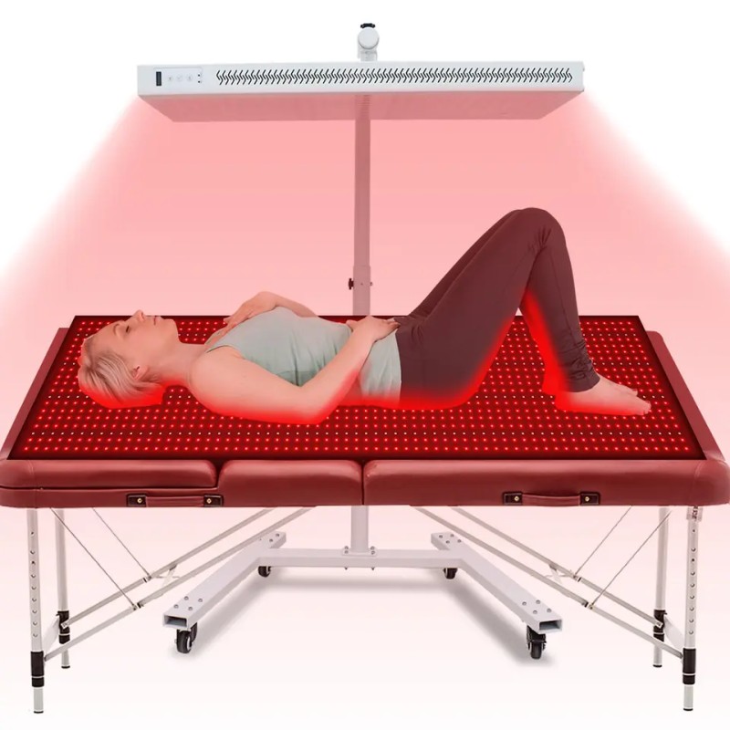 Super Large Folding 360W Red Light Therapy Full Body Blanket 660Nm 850Nm Led Red Light Therapy Blanket