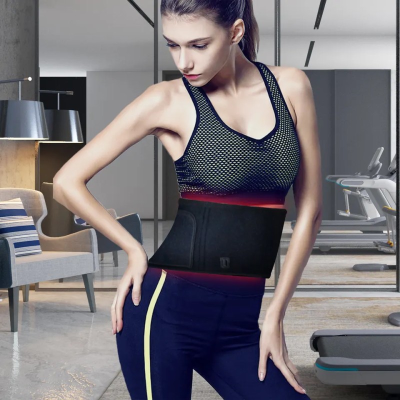 SGROW Body Pain Relief Red Light Belt Led Red Light Therapy Device 660nm 850nm Infrared Red Light Therapy Belt Wrap