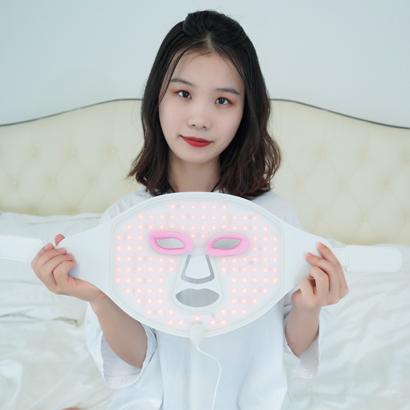 SGROW MZ04 7 Colors Led Face Light Therapy Mask Beauty Photon Light Therapy Facial Led Facial Mask