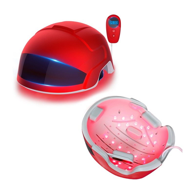 2022  650 660 670nm Red Led Light Hair Growth Therapy Helmet Hair Regrowth Helmet Device for Home Use
