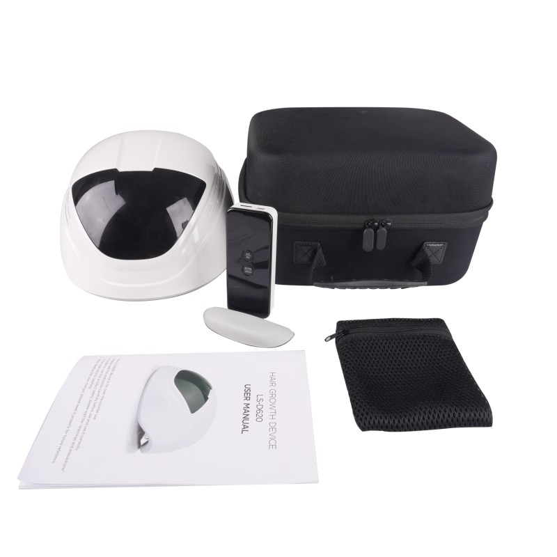 Red Light Laser Helmet Hair Regrowth Red Light Laser Device Therapy for Home Office Salon Use