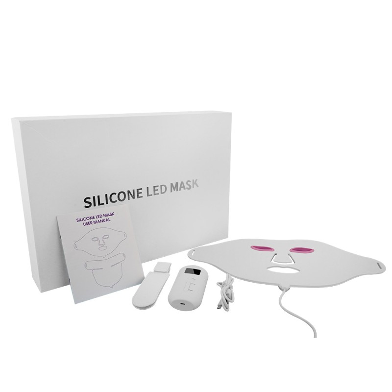 SGROW MZ04 7 Colors Led Face Light Therapy Mask Beauty Photon Light Therapy Facial Led Facial Mask