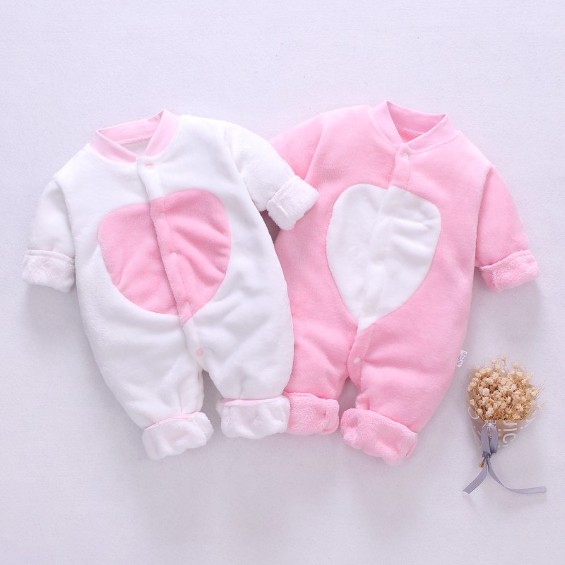 Baby Romper - Thickened Flannel Pajamas