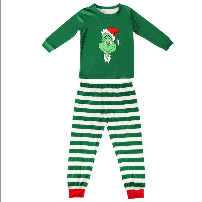 Family Pajamas - Green Stripe Matching