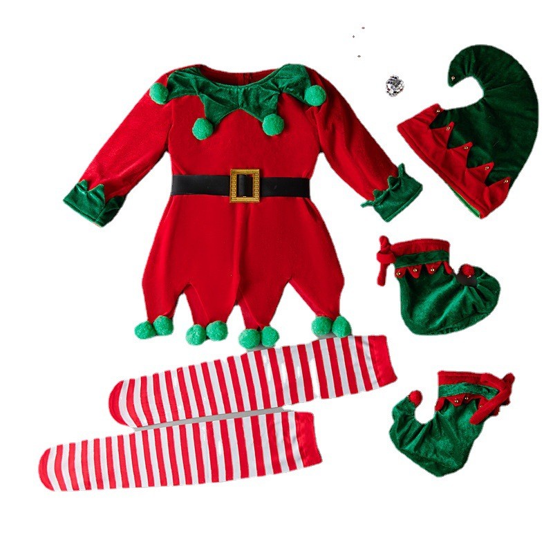 Christmas Costume - Elf Green Set
