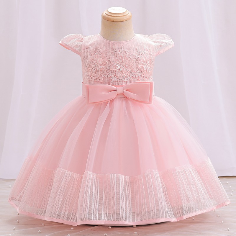 Baby Dress - Princess Style Crocheted