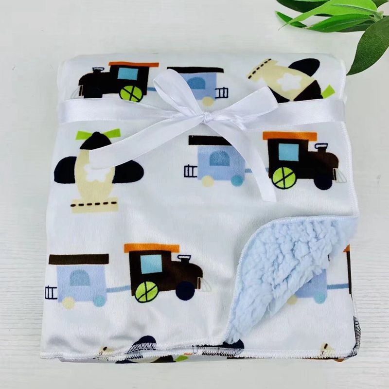 Baby Blanket - Custom Cartoon Minky Dot Factory