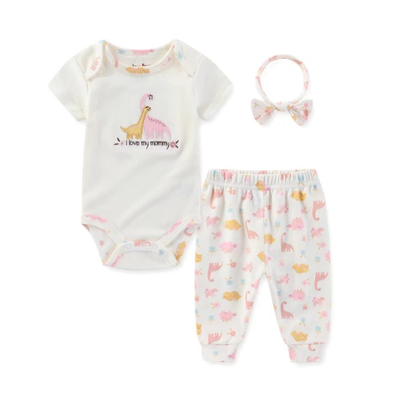 Baby Girl Set - 3 Piece Plaid