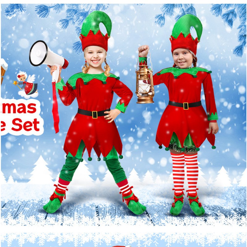 Christmas Costume - Elf Green Set