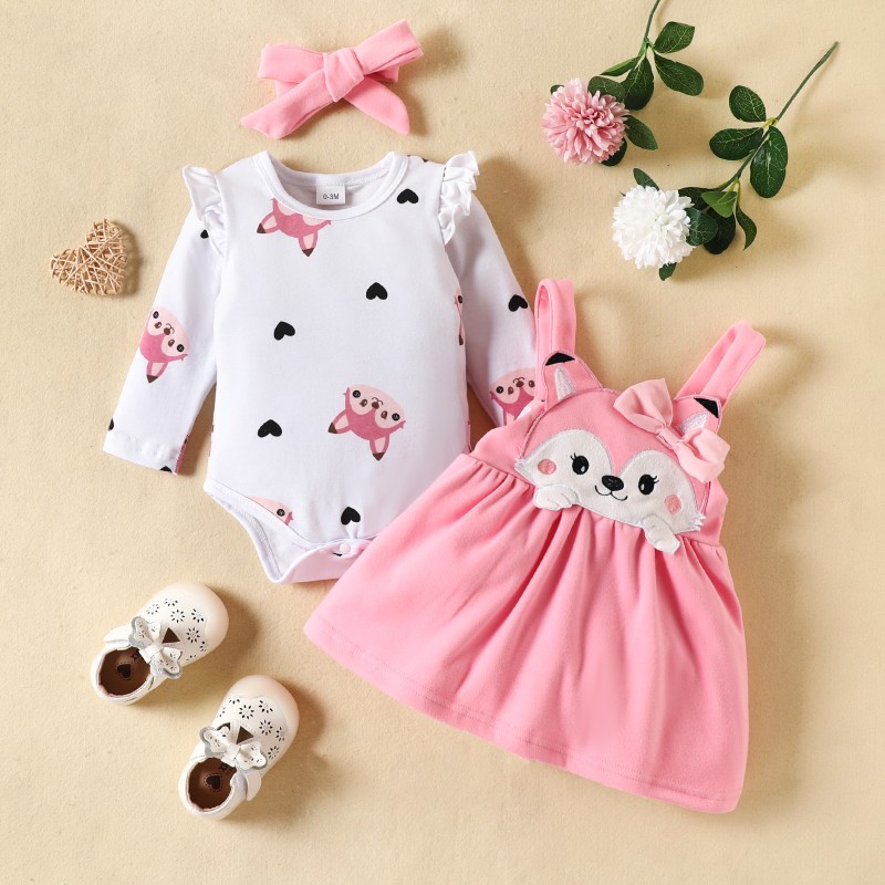 Baby Overalls Set - Summer Shorts