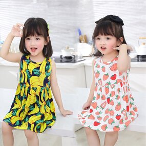 Baby Girl Dress - Sleeveless Floral