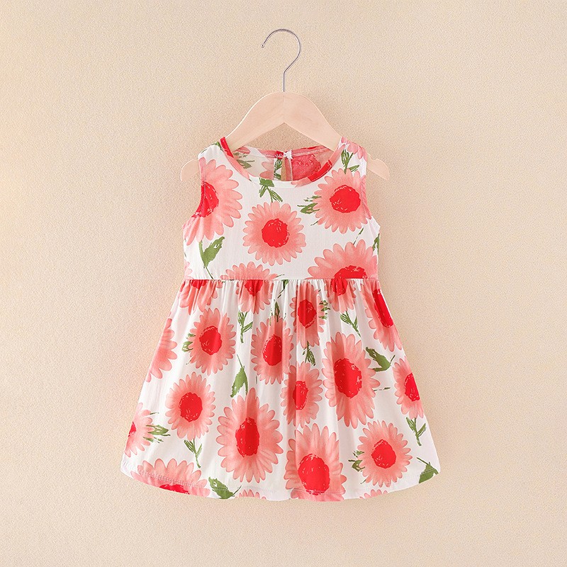 Baby Girl Dress - Sleeveless Floral