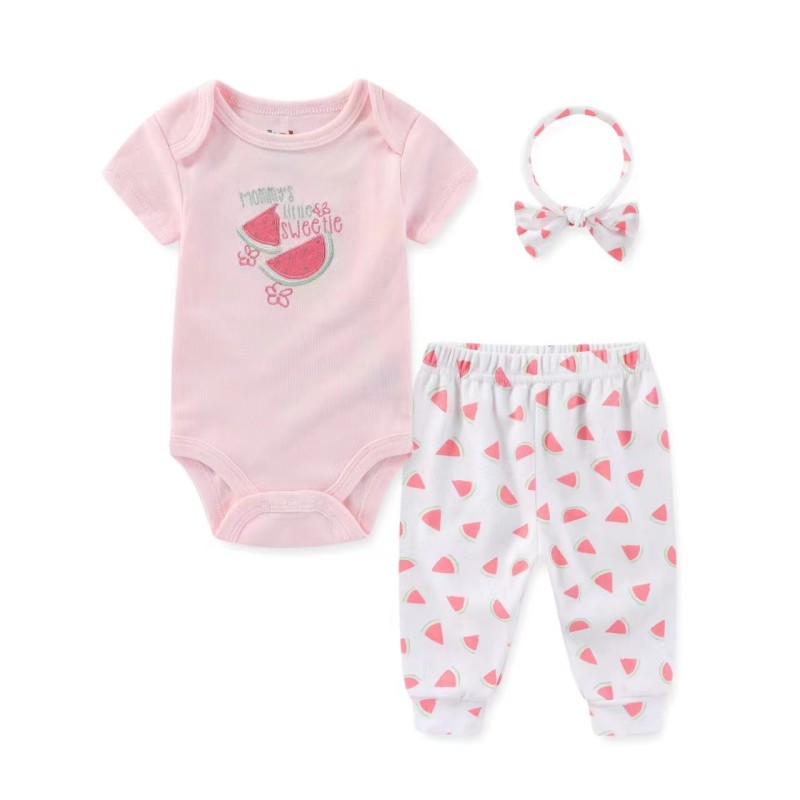 Baby Girl Set - 3 Piece Plaid