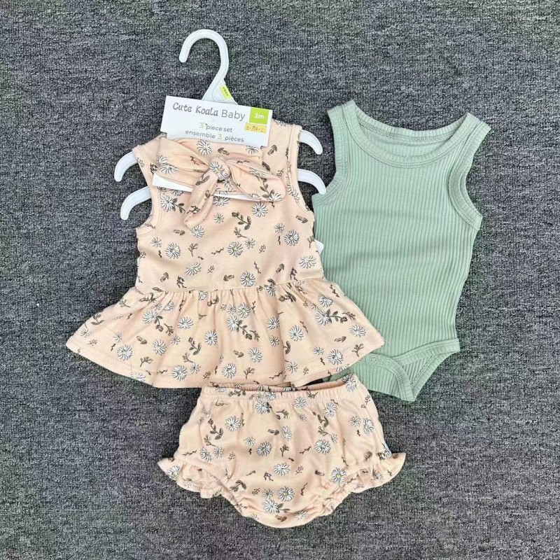 Baby Romper Set - Long Pants Bib
