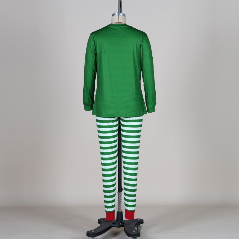 Family Pajamas - Green Stripe Matching