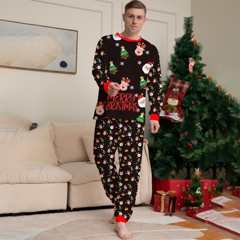 Christmas Pajama - Santa Cartoon