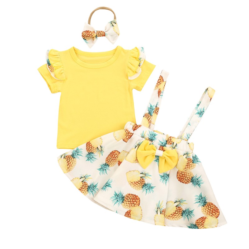 Baby Girl Set - Cotton Party Dress