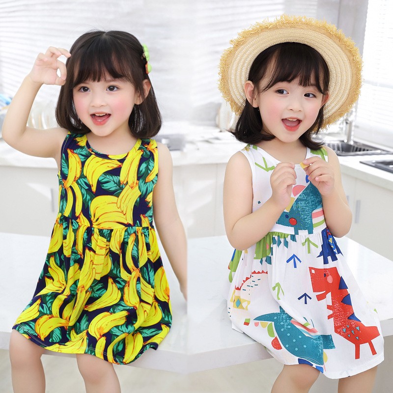 Baby Girl Dress - Sleeveless Floral