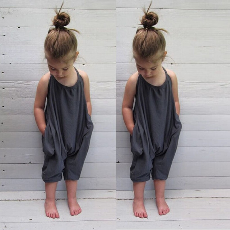 Baby Romper - Sleeveless Cotton Summer